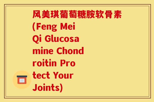 风美琪葡萄糖胺软骨素(Feng Mei Qi Glucosamine Chondroitin Protect Your Joints)