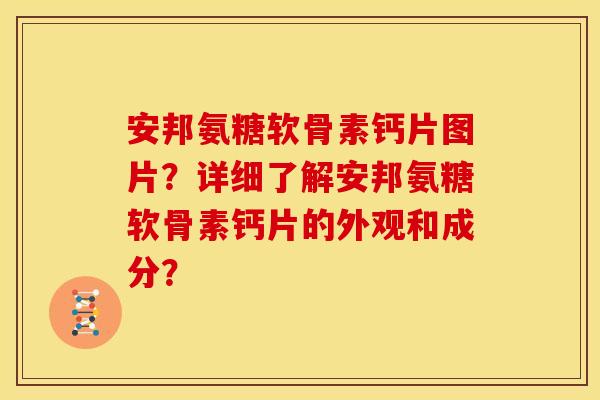 安邦氨糖软骨素钙片图片？详细了解安邦氨糖软骨素钙片的外观和成分？-第1张图片-关节骑士