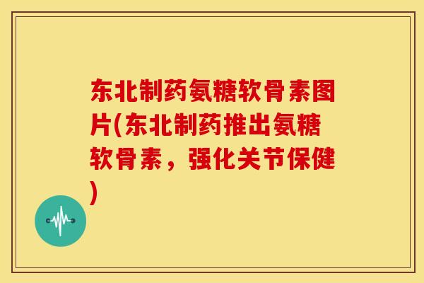 东北制药氨糖软骨素图片(东北制药推出氨糖软骨素,强化关节保健)-第1张图片-关节骑士 东北制药氨糖软骨素图片(东北制药推出氨糖软骨素,强化关节保健)-第1张图片-关节骑士