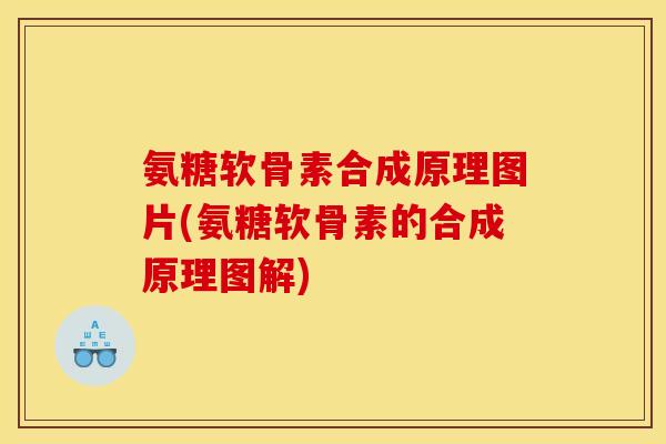 氨糖软骨素合成原理图片(氨糖软骨素的合成原理图解)