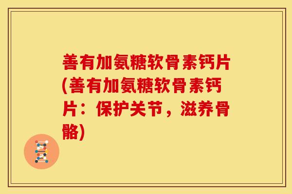 善有加氨糖软骨素钙片(善有加氨糖软骨素钙片：保护关节，滋养骨骼)