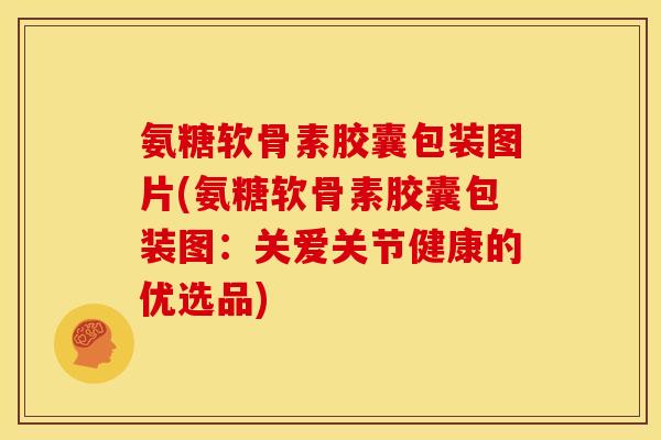 氨糖软骨素胶囊包装图片(氨糖软骨素胶囊包装图：关爱关节健康的优选品)