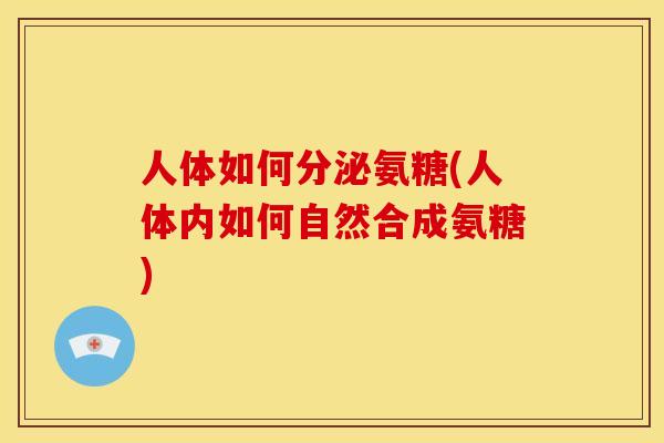 人体如何分泌氨糖(人体内如何自然合成氨糖)