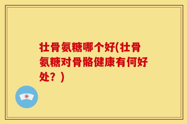 壮骨氨糖哪个好(壮骨氨糖对骨骼健康有何好处？)