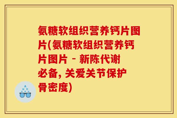 氨糖软组织营养钙片图片(氨糖软组织营养钙片图片 - 新陈代谢必备, 关爱关节保护骨密度)