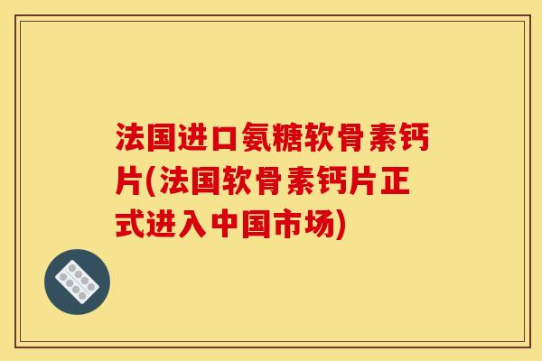 法国进口氨糖软骨素钙片(法国软骨素钙片正式进入中国市场)