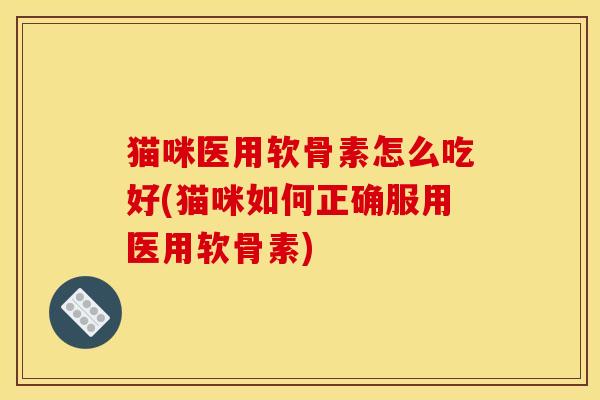 猫咪医用软骨素怎么吃好(猫咪如何正确服用医用软骨素)