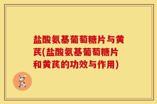 盐酸氨基葡萄糖片与黄芪(盐酸氨基葡萄糖片和黄芪的功效与作用)