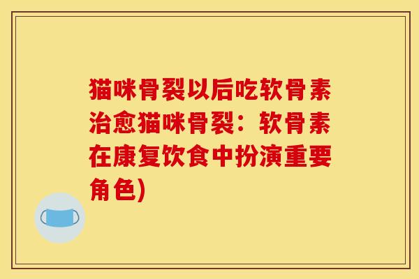 猫咪骨裂以后吃软骨素治愈猫咪骨裂：软骨素在康复饮食中扮演重要角色)-第1张图片-关节骑士