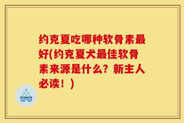 约克夏吃哪种软骨素最好(约克夏犬最佳软骨素来源是什么?新主人必读!)-第1张图片-关节骑士 约克夏吃哪种软骨素最好(约克夏犬最佳软骨素来源是什么?新主人必读!)-第1张图片-关节骑士