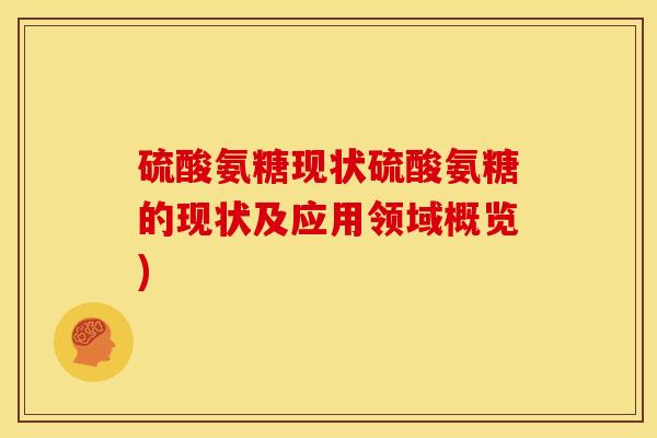 硫酸氨糖现状硫酸氨糖的现状及应用领域概览)-第1张图片-关节骑士