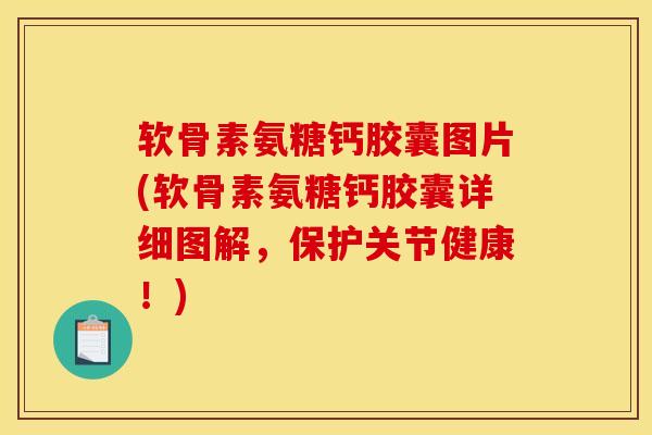软骨素氨糖钙胶囊图片(软骨素氨糖钙胶囊详细图解，保护关节健康！)