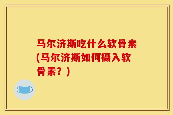 马尔济斯吃什么软骨素(马尔济斯如何摄入软骨素？)