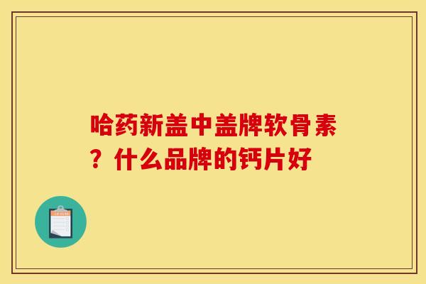 哈药新盖中盖牌软骨素？什么品牌的钙片好