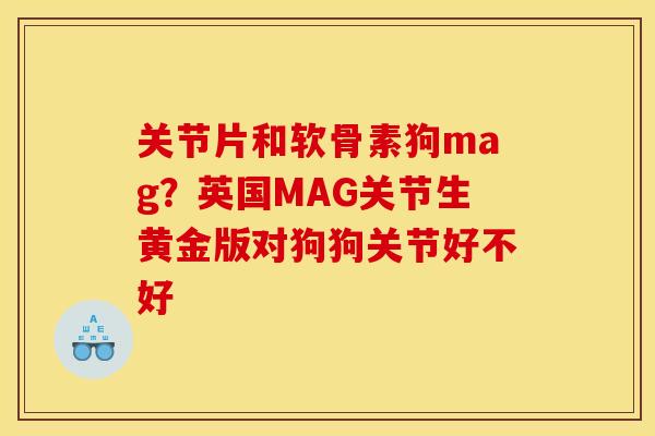 关节片和软骨素狗mag？英国MAG关节生黄金版对狗狗关节好不好