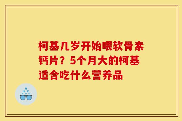 柯基几岁开始喂软骨素钙片？5个月大的柯基适合吃什么营养品