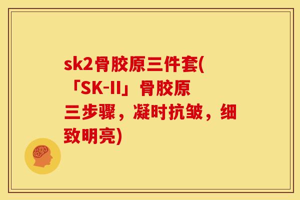 sk2骨胶原三件套(「SK-II」骨胶原三步骤，凝时抗皱，细致明亮)