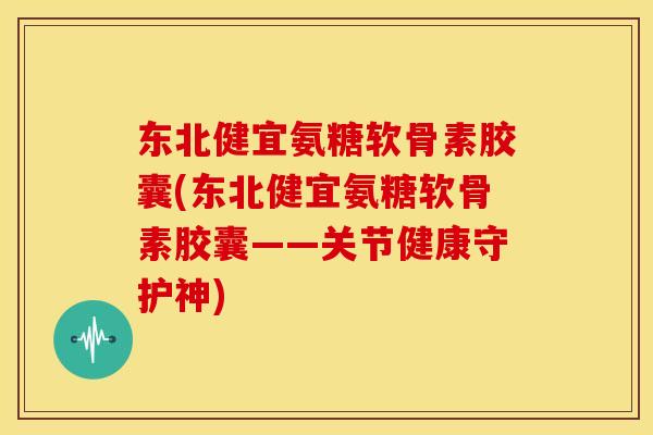 东北健宜氨糖软骨素胶囊(东北健宜氨糖软骨素胶囊——关节健康守护神)