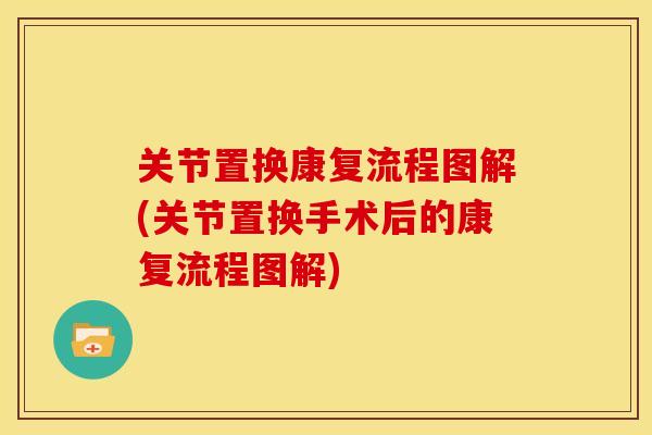关节置换康复流程图解(关节置换手术后的康复流程图解)