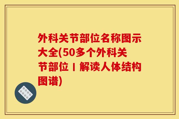 外科关节部位名称图示大全(50多个外科关节部位丨解读人体结构图谱)