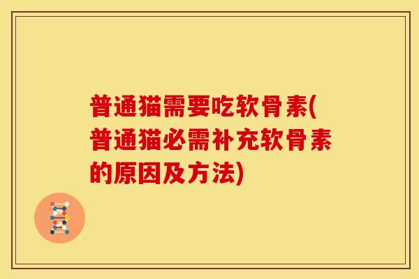 普通猫需要吃软骨素(普通猫必需补充软骨素的原因及方法)