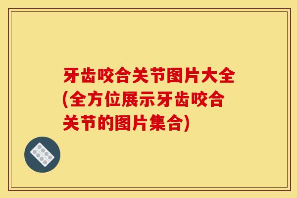 牙齿咬合关节图片大全(全方位展示牙齿咬合关节的图片集合)