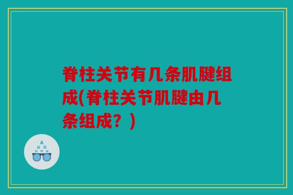 脊柱关节有几条肌腱组成(脊柱关节肌腱由几条组成？)