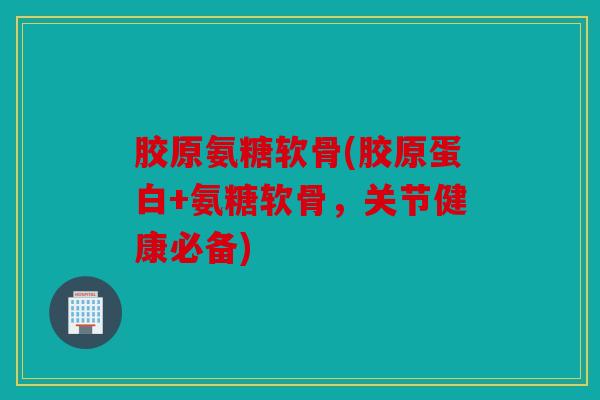 胶原氨糖软骨(胶原蛋白+氨糖软骨，关节健康必备)
