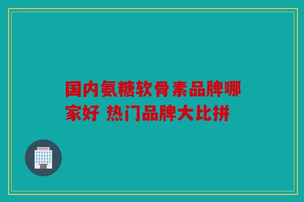 国内氨糖软骨素品牌哪家好 热门品牌大比拼