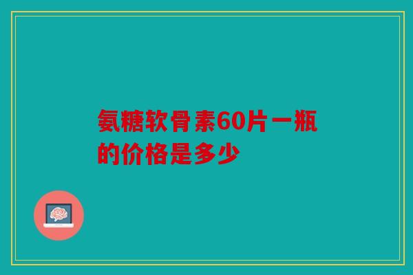 氨糖软骨素60片一瓶的价格是多少
